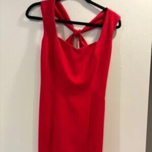 Laundry by Shelli Segal mini sheath dress red